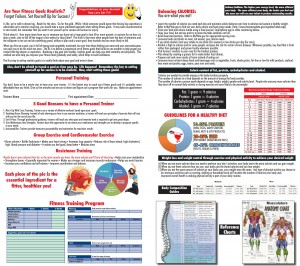 FITNESS FOLDER INSIDE